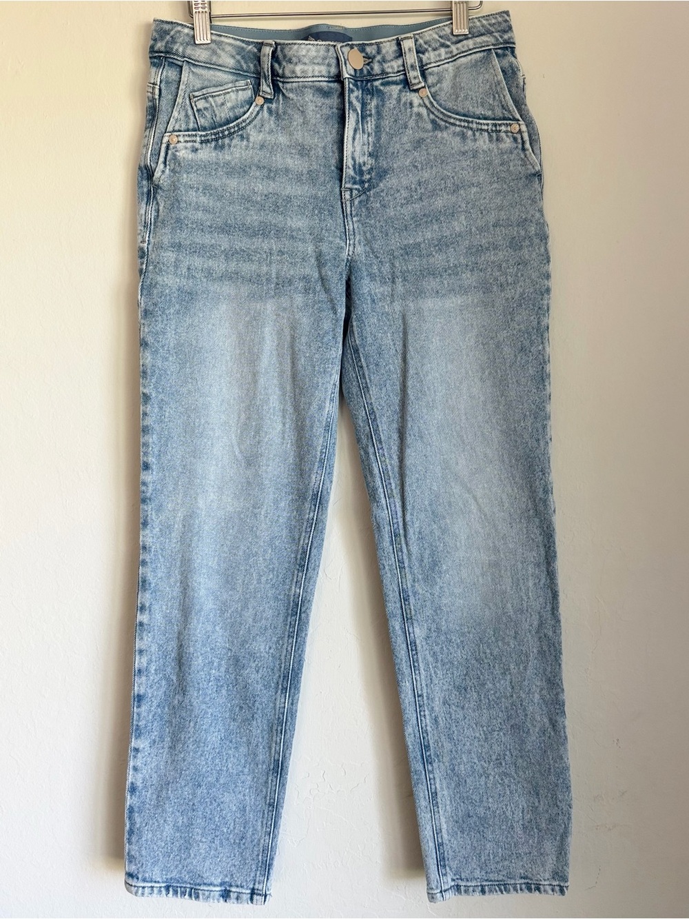 Democracy Ab-Solution High Rise Boyfriend Cut Acid Skinny Jeans, Light Blue, 4